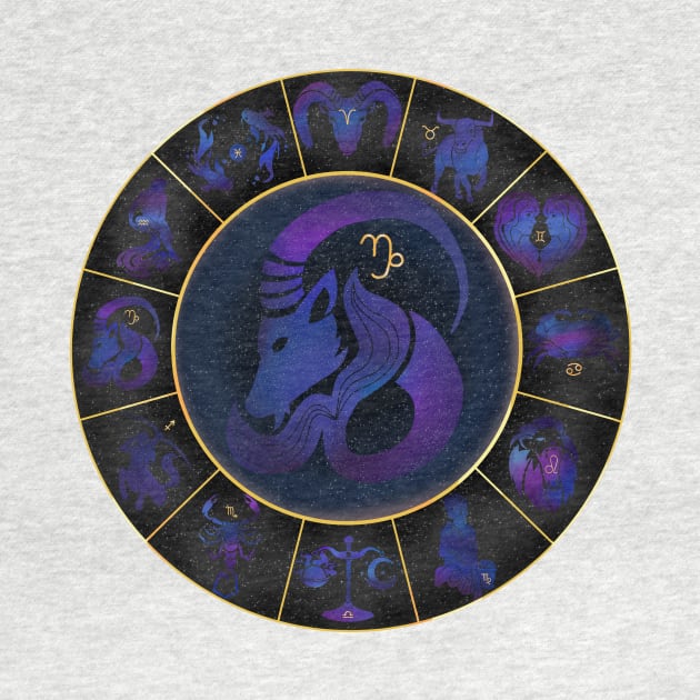 Capricorn: The sea goat by AmicableApparel